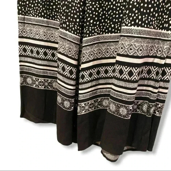 MINKPINK Jumpsuit Nordstrom Aurora Jumpsuit Black Printed Crop Wide Leg XS - Picture 10 of 16